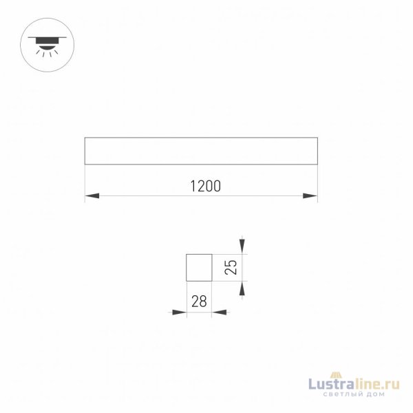 Потолочный светильник Arlight Snap-Starline-Flat-S1200-26W Day4000 031476 Потолочный светильник Arlight Snap-Starline-Flat-S1200-26W Day4000 031476