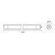 Линейный потолочный светильник Gauss Compact 143424236