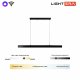 Линейный подвесной светильник Lightera Baffin LE112L-120B WIFI