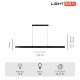 Линейный подвесной светильник Lightera Baffin LE112L-180B WIFI