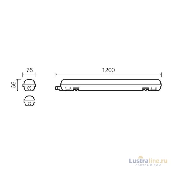 Настенно-потолочный светодиодный светильник Gauss ССП-176 Evo 864425336