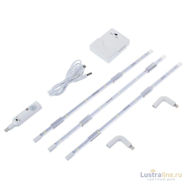Мебельный светодиодный светильник (UL-00002889) Uniel ULM-F42-3W/4200K Sensor IP20 White Мебельный светодиодный светильник (UL-00002889) Uniel ULM-F42-3W/4200K Sensor IP20 White
