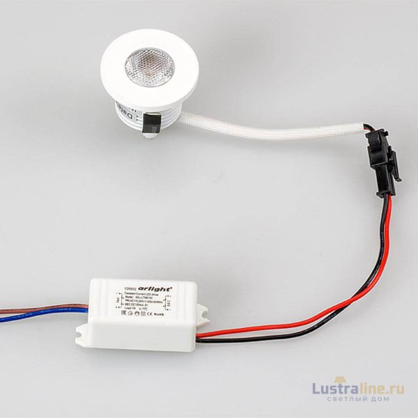 Мебельный светильник Arlight LTM-R35WH 1W Warm White 30deg Мебельный светильник Arlight LTM-R35WH 1W Warm White 30deg