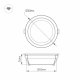 Мебельный светильник Arlight LTM-R60WH-Frost 3W Day White 110deg
