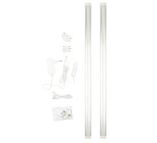 Мебельный светильник Uniel ULM-F45-2x6W/4500K IP20 SILVER