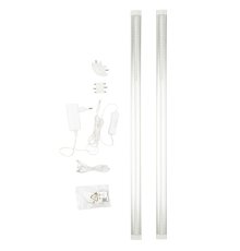 Мебельный светильник Uniel ULM-F45-2x6W/4500K IP20 SILVER