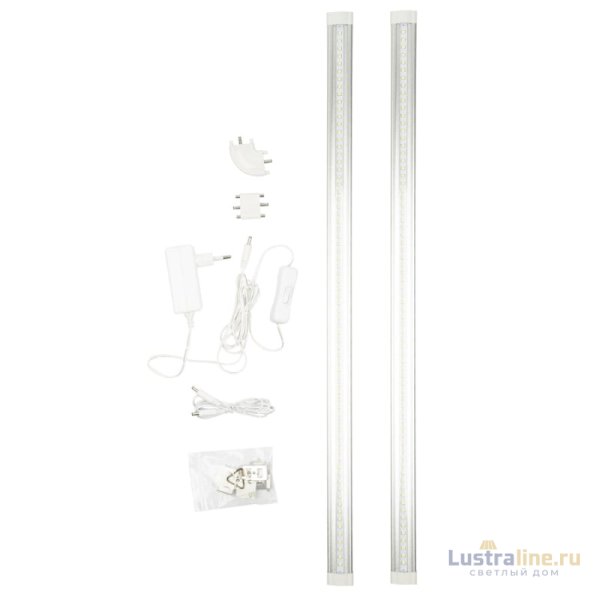 Мебельный светильник Uniel ULM-F45-2x6W/4500K IP20 SILVER Мебельный светильник Uniel ULM-F45-2x6W/4500K IP20 SILVER