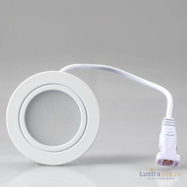 Мебельный светильник Arlight LTM-R60WH-Frost 3W Day White 110deg Мебельный светильник Arlight LTM-R60WH-Frost 3W Day White 110deg