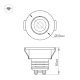 Мебельный светильник Arlight LTM-R50WH 5W Warm White 25deg