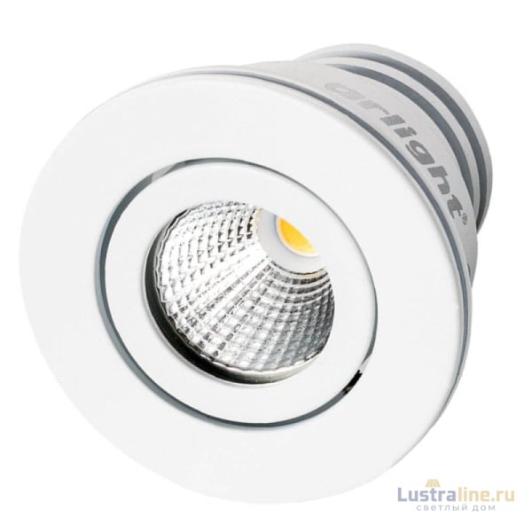 Мебельный светильник Arlight LTM-R50WH 5W Warm White 25deg Мебельный светильник Arlight LTM-R50WH 5W Warm White 25deg