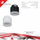 Накладной светильник Reluce 53004-9.5-001IL GX53+LED3W BK