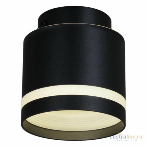 Накладной светильник Reluce 53001-9.5-001IL GX53+LED3W BK