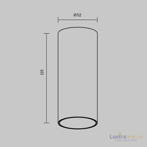 Накладной светильник Maytoni Focus Led C056CL-L12W4K-W-BS