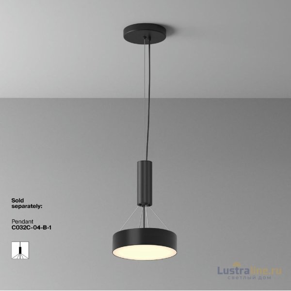 Накладной светильник Maytoni Zon C032CL-24W3K-RD-B