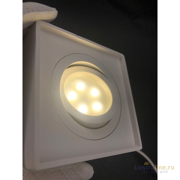 Накладной светильник Elvan NLS-507SQ/1-GU10-Wh Накладной светильник Elvan NLS-507SQ/1-GU10-Wh