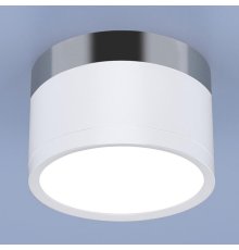 Потолочный светодиодный светильник Elektrostandard DLR029 10W 4200K белый матовый/хром 4690389122002