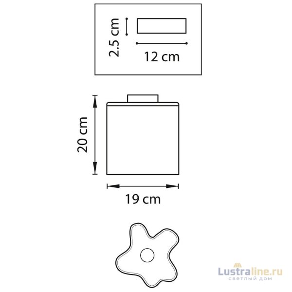 Потолочный светильник Lightstar Nubi 802010