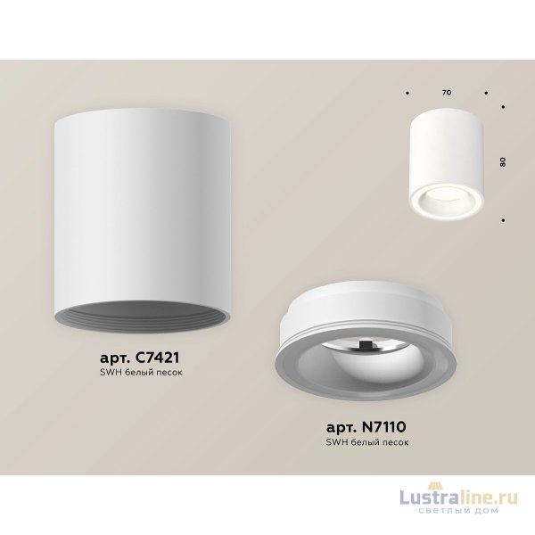 Потолочный светильник Ambrella Light Techno Spot XS7421020 (C7421, N7110)