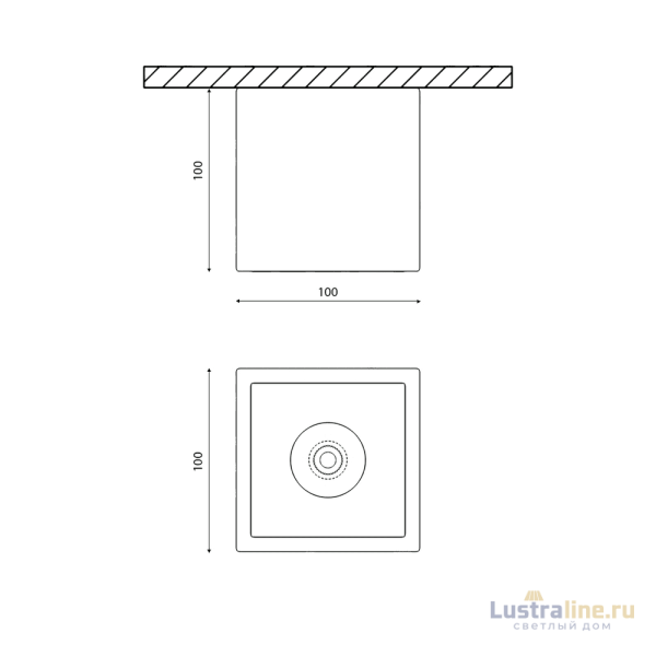 Накладной светильник DesignLed SPL-CB-18-WH-WW 002328 Накладной светильник DesignLed SPL-CB-18-WH-WW 002328