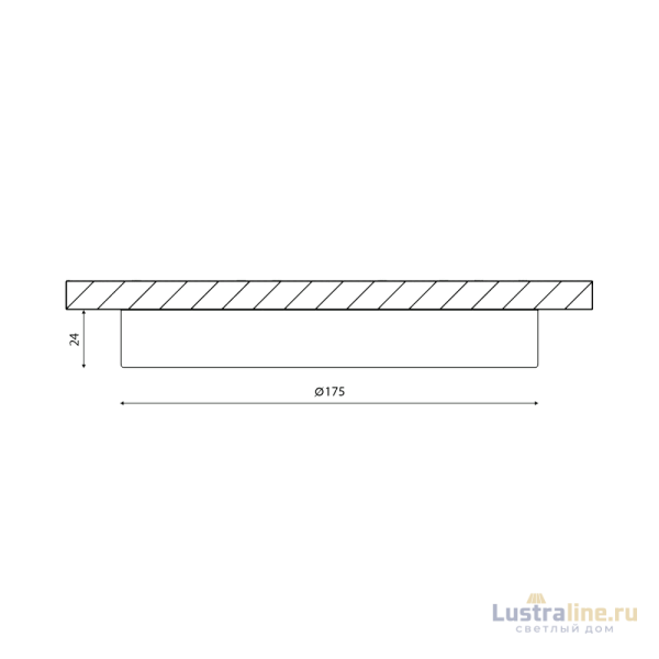 Накладной светильник DesignLed KH-R175-15-NW 001861