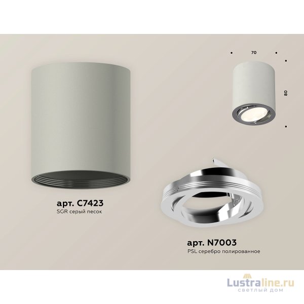 Потолочный светильник Ambrella Light Techno Spot XS7423021 (C7423, N7003)