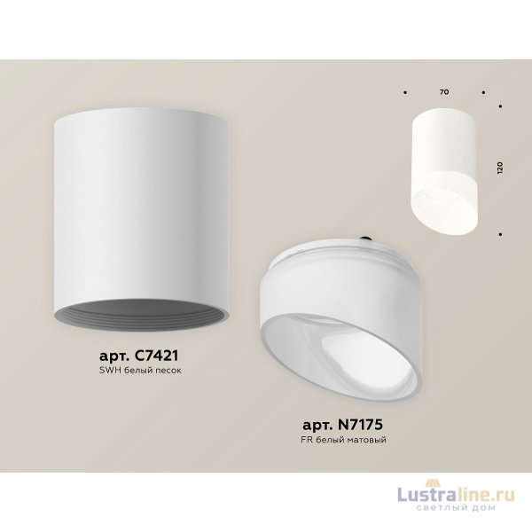 Потолочный светильник Ambrella Light Techno Spot XS7421026 (C7421, N7175)