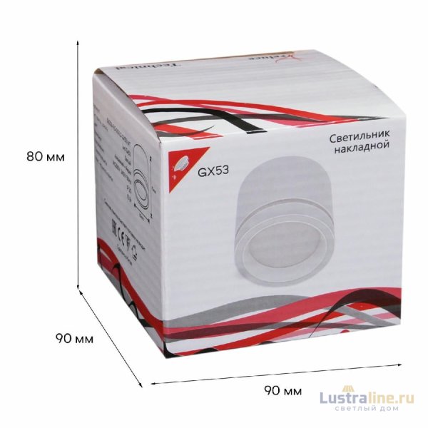 Накладной светильник Reluce 53003-9.5-001LD GX53 WT