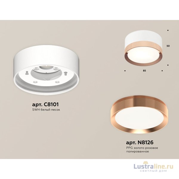Потолочный светильник Ambrella Light Techno Spot XS8101006 (C8101, N8126) Потолочный светильник Ambrella Light Techno Spot XS8101006 (C8101, N8126)
