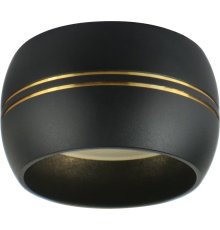 Накладной светильник ЭРА OL13 GX53 BK/GD Б0049036