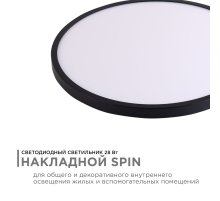 Накладной светильник Apeyron Spin 18-133