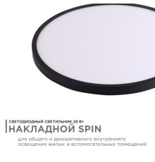 Накладной светильник Apeyron Spin 18-133