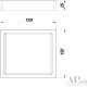 Накладной светильник Arte Perfetto Luce Ingrid 3322.LDF6004M/6W/4K