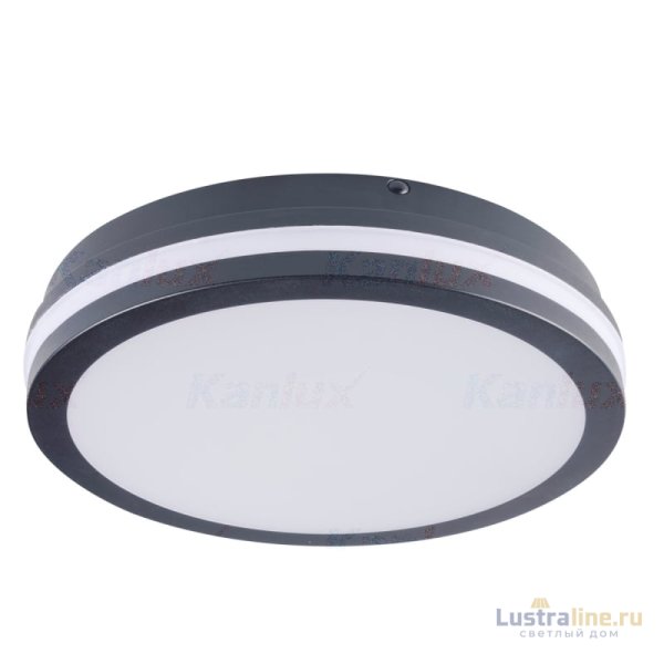 Накладной светильник Kanlux Beno 24W NW-O-SE GR 33345 Накладной светильник Kanlux Beno 24W NW-O-SE GR 33345