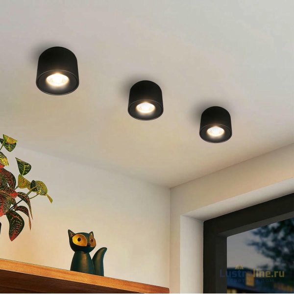 Накладной светильник Loft IT Tictac 10219 Black 3000K Накладной светильник Loft IT Tictac 10219 Black 3000K