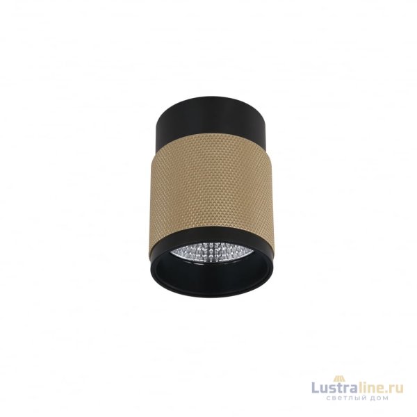 Накладной светильник iLedex Delta 1955-10W-3000K-36 BK+BR