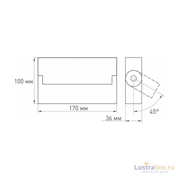 Накладной светильник Arlight SP-LOFT-SURFACE-S170-10W Day4000 026213 Накладной светильник Arlight SP-LOFT-SURFACE-S170-10W Day4000 026213