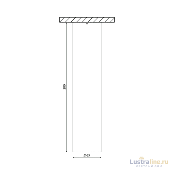 Накладной светильник SWG VL-BASE2-BL-WW 004052