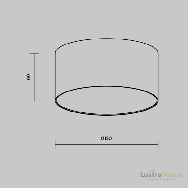 Накладной светильник Maytoni Zon C032CL-12W2.7K-RD-W
