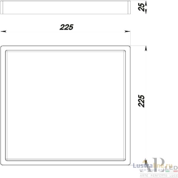 Накладной светильник Arte Perfetto Luce Ingrid 3322.LDF2004M/18W/6K