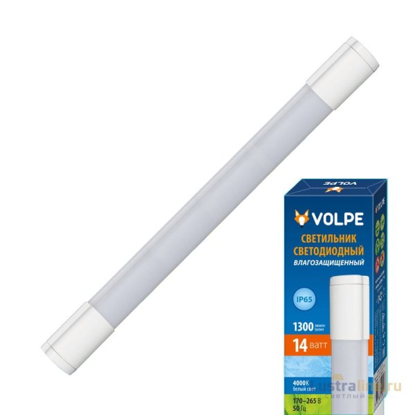 Потолочный светодиодный светильник (UL-00002581) Volpe ULT-Q218 14W/NW IP65 White Потолочный светодиодный светильник (UL-00002581) Volpe ULT-Q218 14W/NW IP65 White