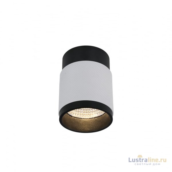 Накладной светильник iLedex Delta 1955-10W-3000K-36 BK+WH
