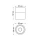 Накладной светильник Italline IT014-0201 white