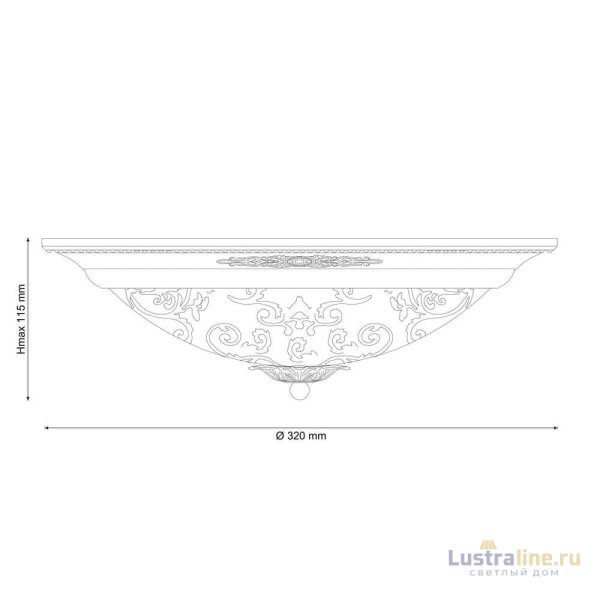 Потолочный светильник Lucia Tucci Lugo 142.2 R30 White