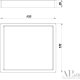 Накладной светильник Arte Perfetto Luce Ingrid 3322.LDF1604M/12W/4K
