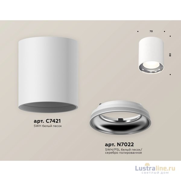 Потолочный светильник Ambrella Light Techno Spot XS7421011 (C7421, N7022)