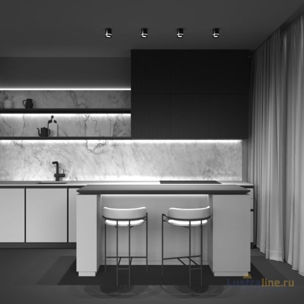 Накладной светильник Maytoni Orlo C085CL-9W3K-B