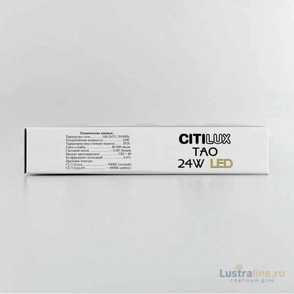 Накладной светодиодный светильник Citilux Тао CL712242N