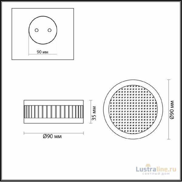 Накладной светильник Odeon Light Hightech Manchester 7013/7CL Накладной светильник Odeon Light Hightech Manchester 7013/7CL
