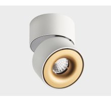 Светодиодный спот Italline IT02-001 white + IT02-001 ring gold УЦ
