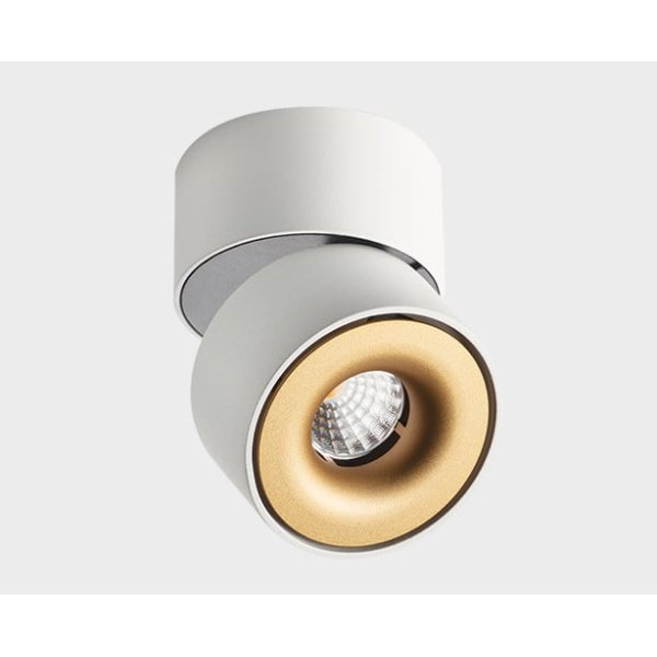 Светодиодный спот Italline IT02-001 white + IT02-001 ring gold УЦ